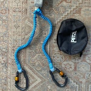 Petzl Scorpio Vertigo Lanyard and Carabiners - ultralight for Via Ferrata
